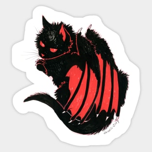 Nightmare Kitty Sticker